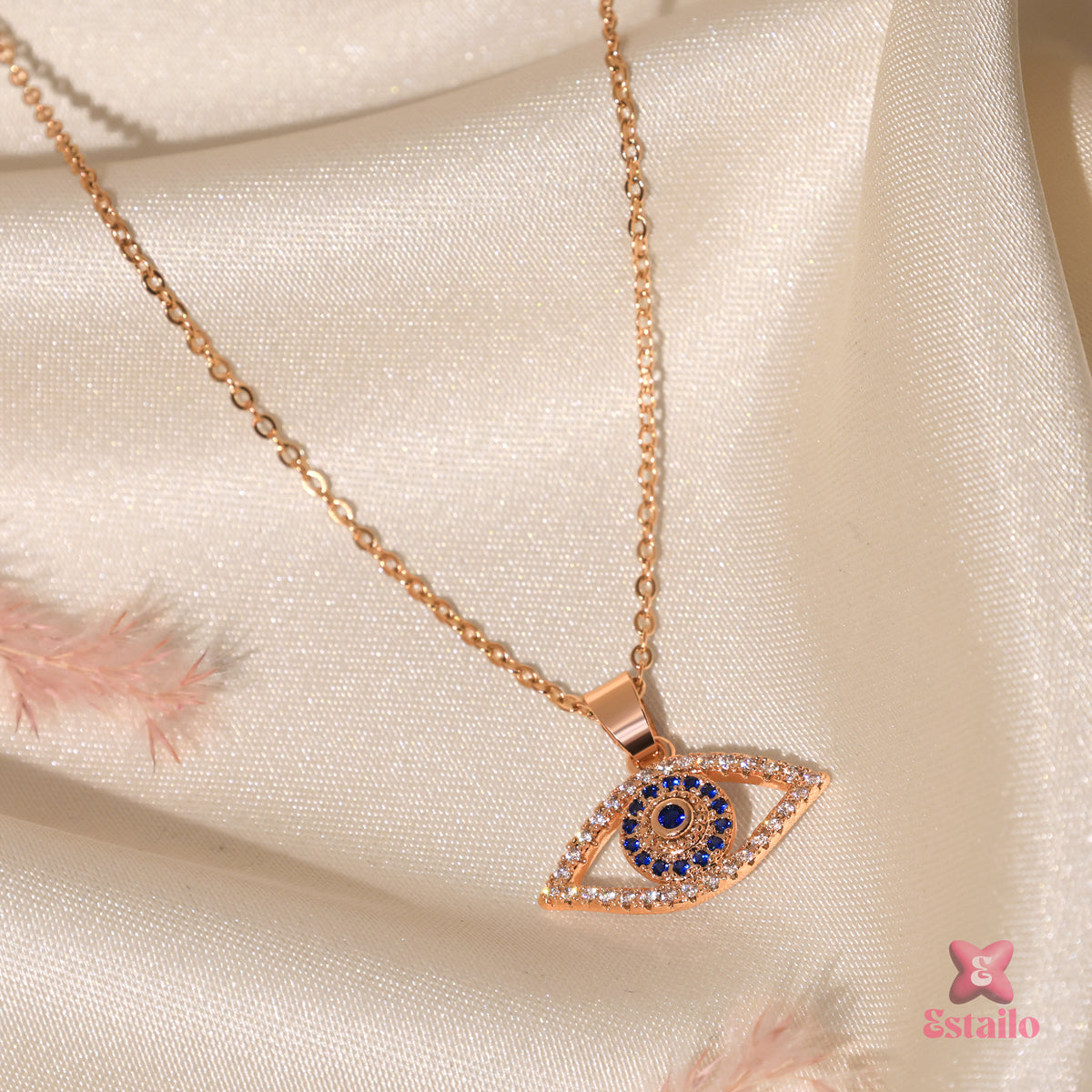 Sleek Evil Eye Necklace