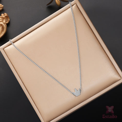 Tiny Crown Necklace