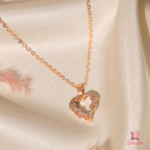 Rose Heart Lumina Necklace