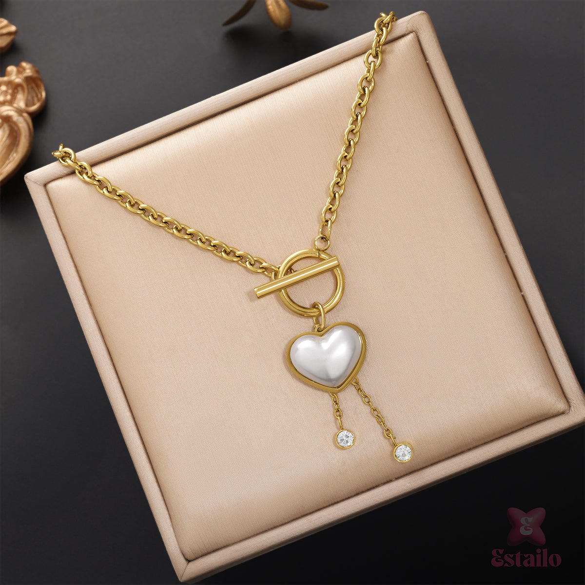 Pearl Heart Radiance Necklace