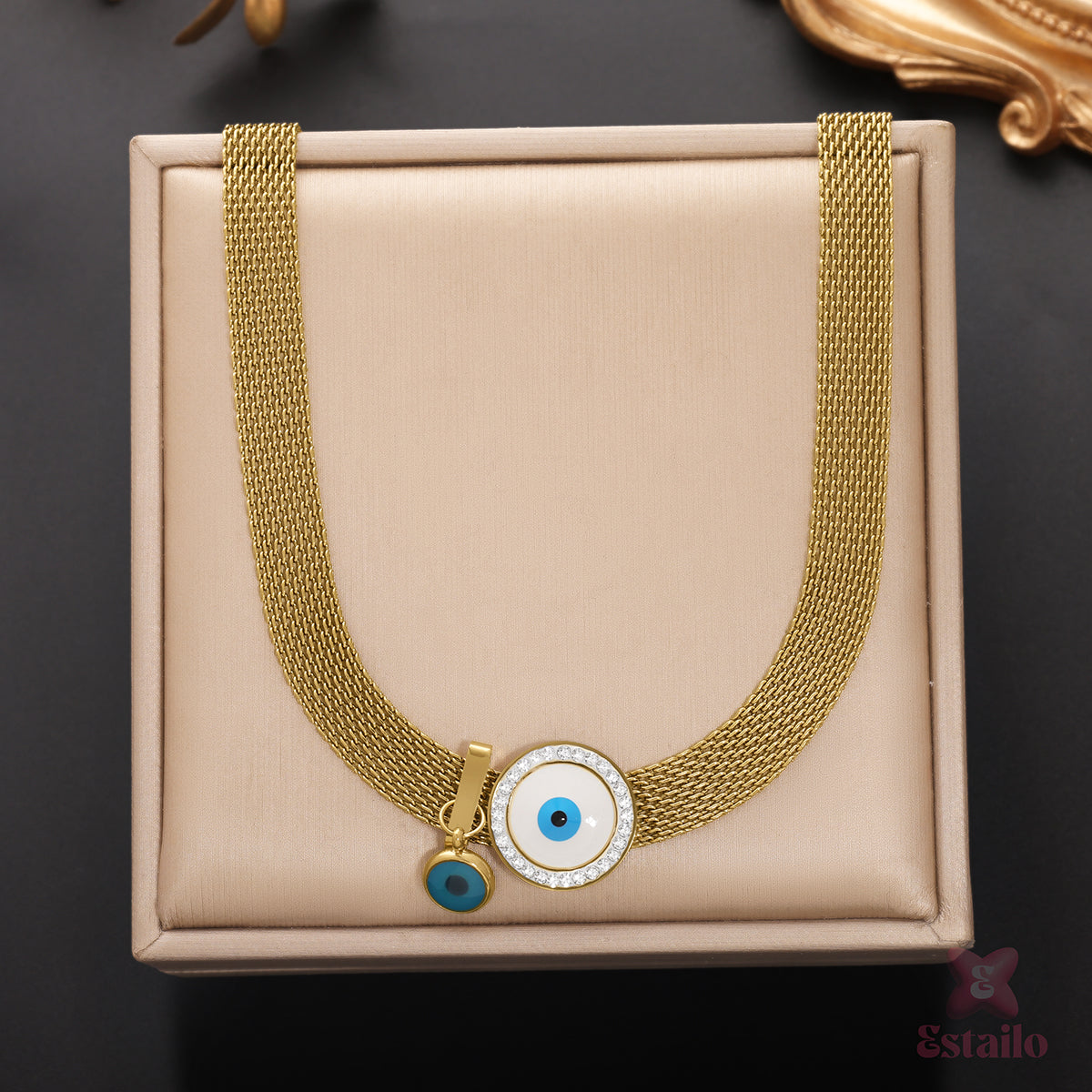 Estailo Serenity Link Necklace