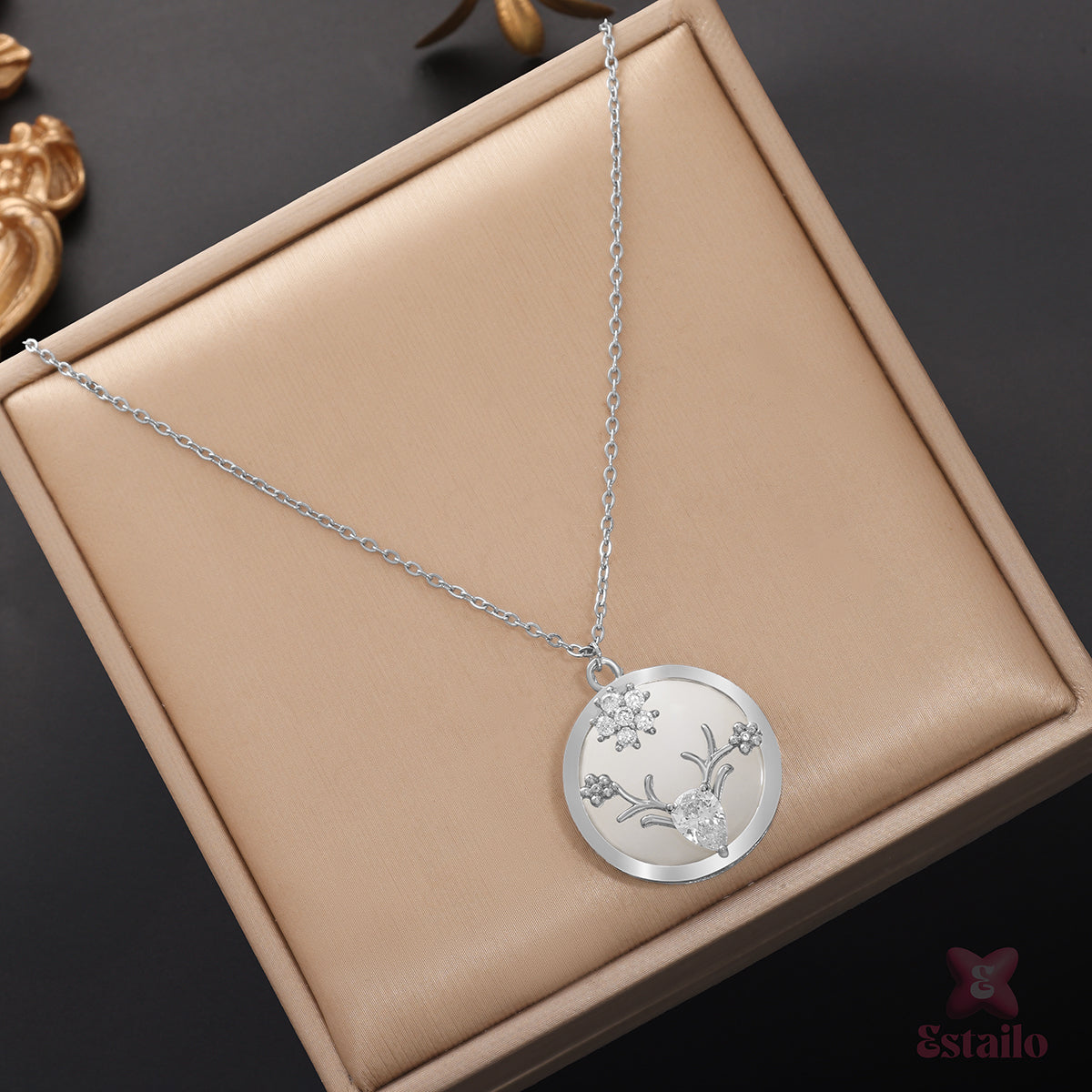 Silver Blossom Necklace