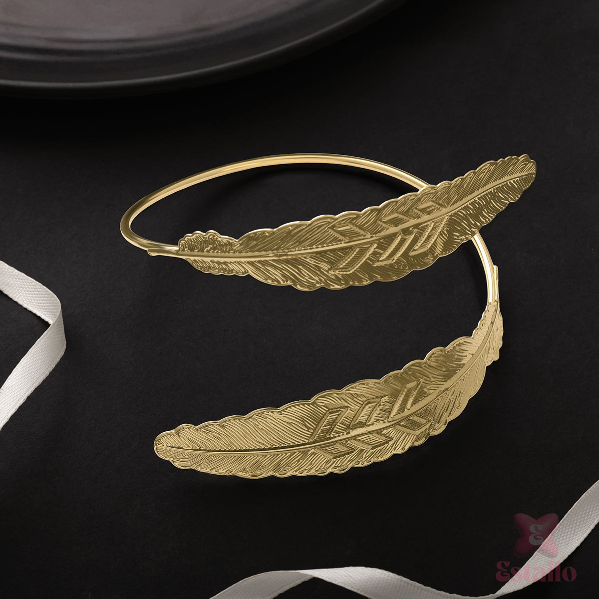 Golden Leaf Upper Arm Cuff