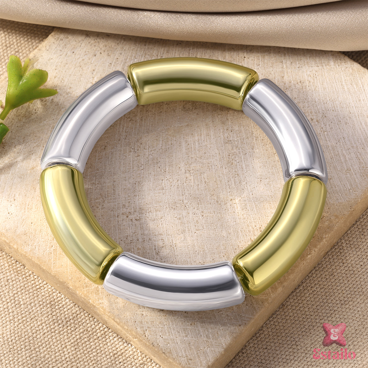 Two-Tone Harmony Bracelet