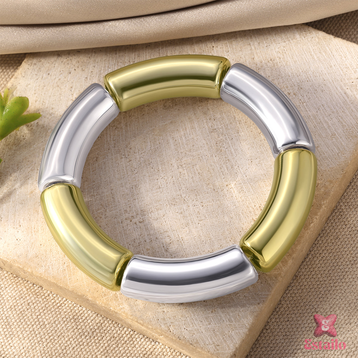 Two-Tone Harmony Bracelet