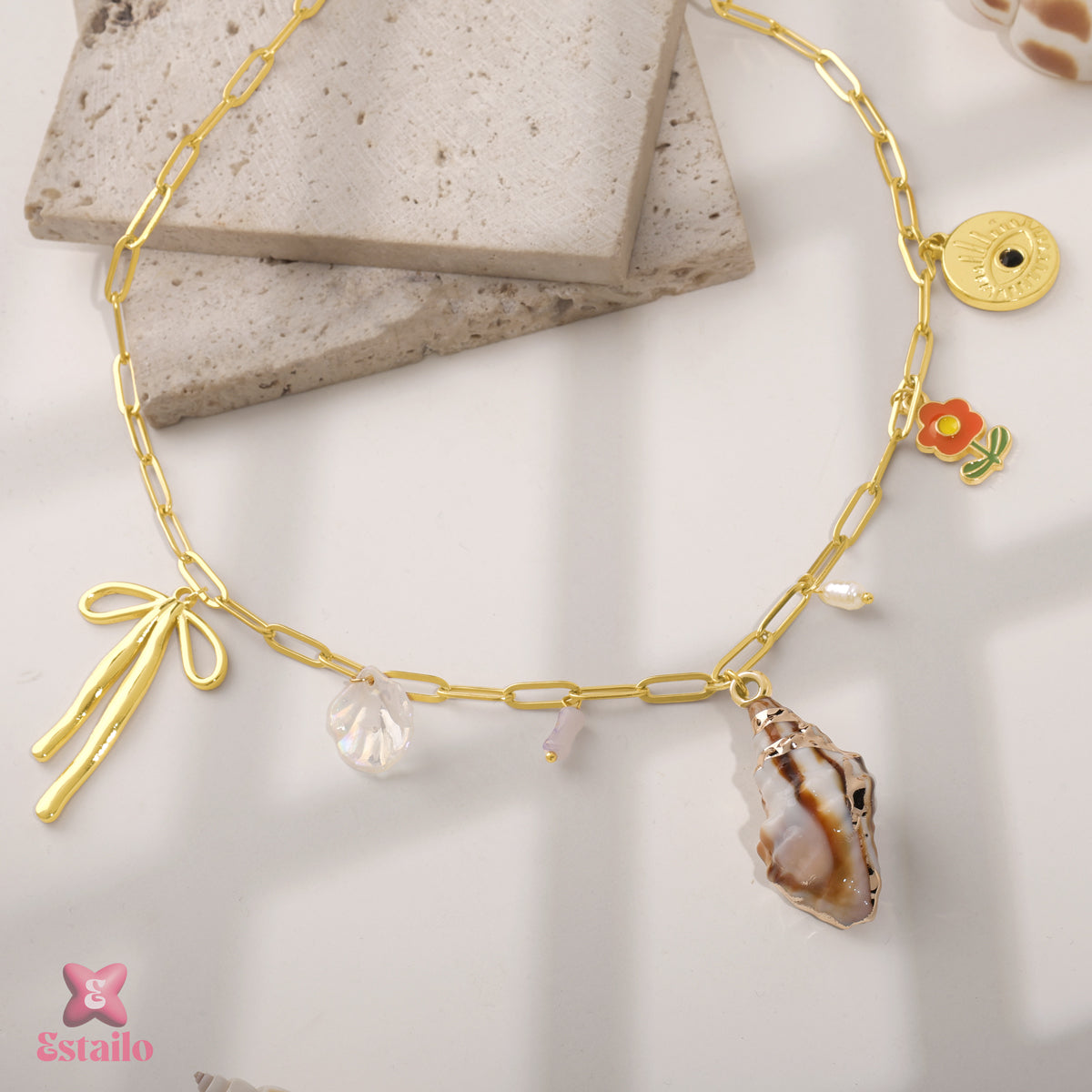 Pearl & Shell Delight Necklace