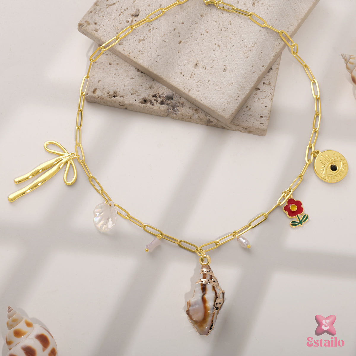 Pearl & Shell Delight Necklace