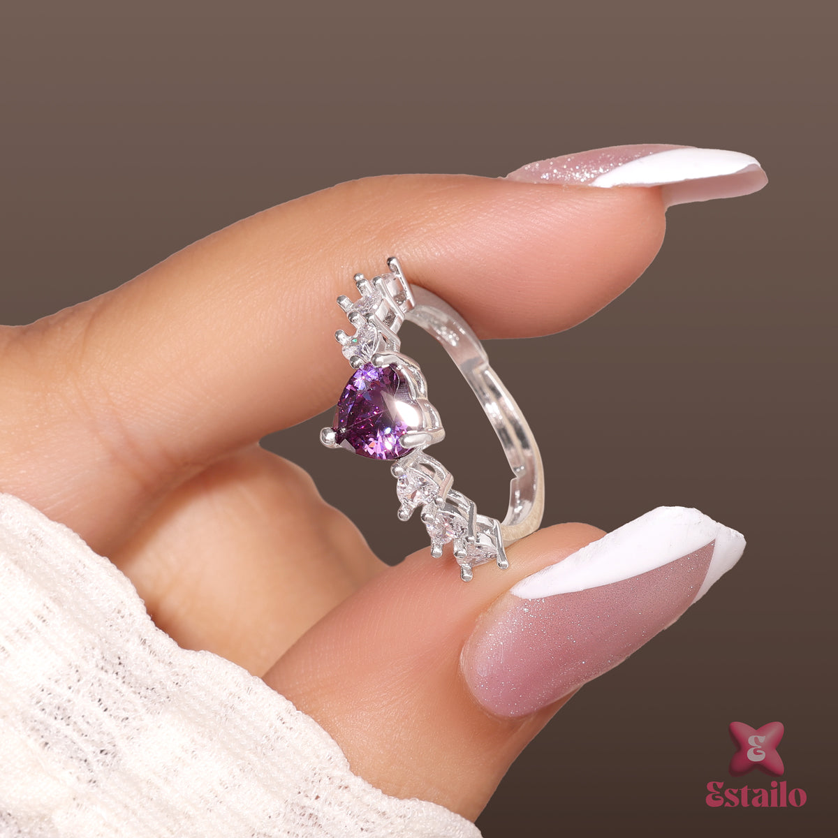 Purple Heart Ring