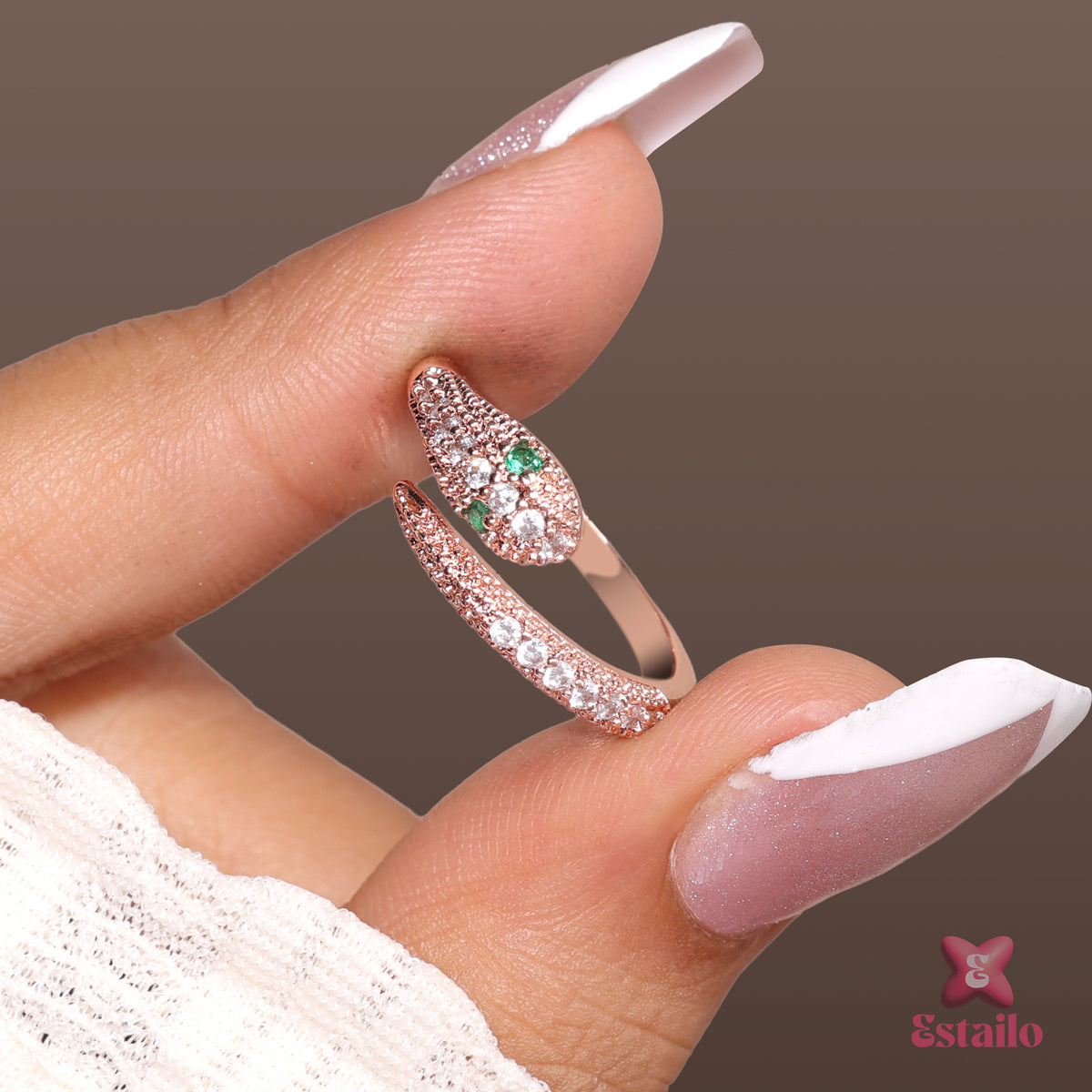 Veridian Viper Ring
