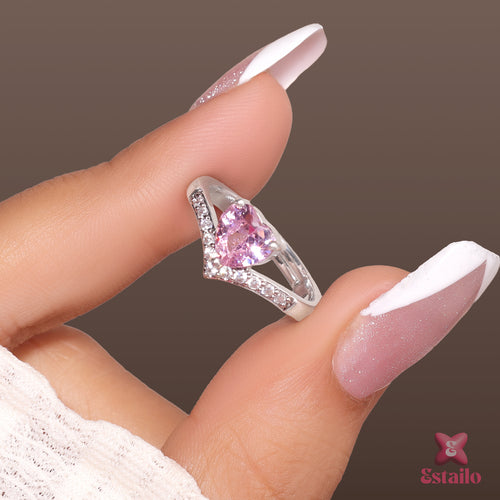 Blush Heart Ring