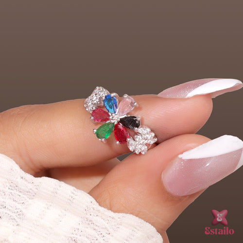 Gemstone Flora Ring