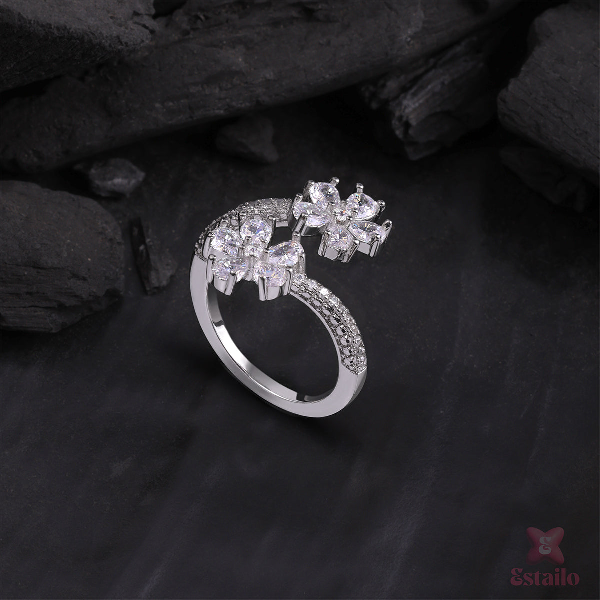 Snowdrop Luxe Floral Ring