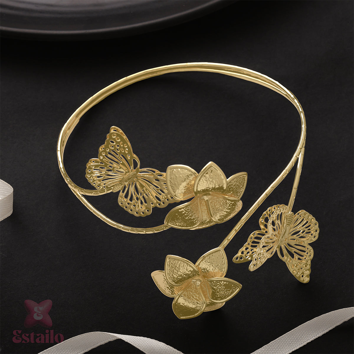 Butterfly and Blossom Arm cuff