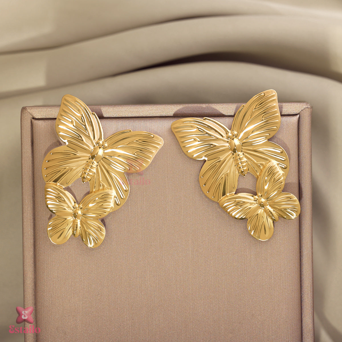 Golden Flutter Earring