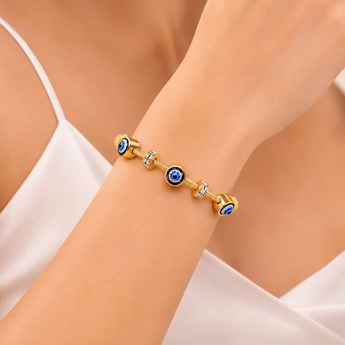Cut The Crap Evil Eye Bracelet
