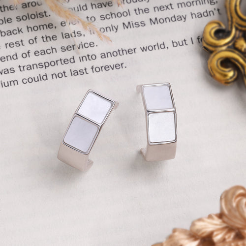 Square Stacking Hoops Earring