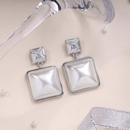 Gleaming Geometry Earrings