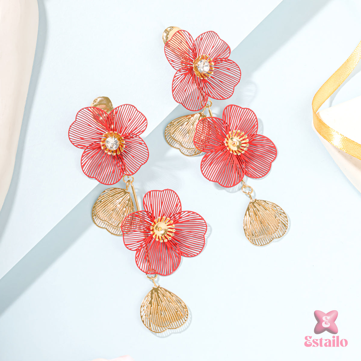 Floral Cascade Earrings