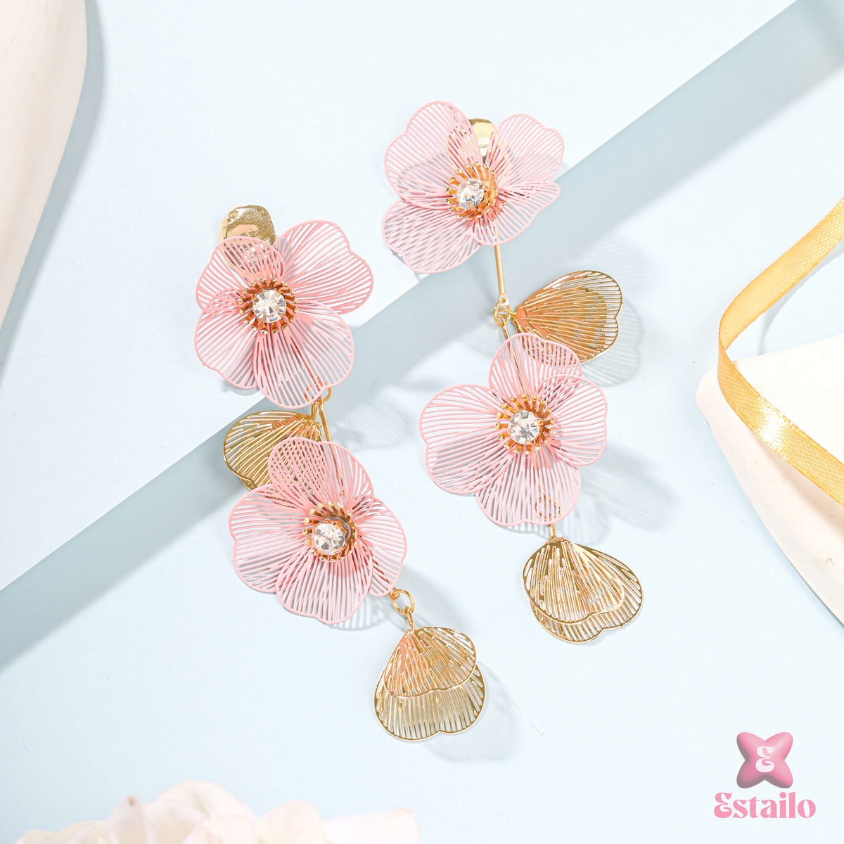 Mariana Flower Drops Earrings