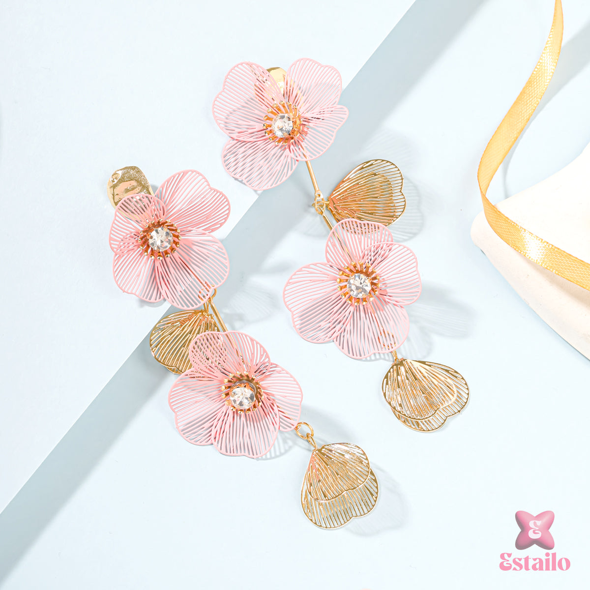 Mariana Flower Drops Earrings