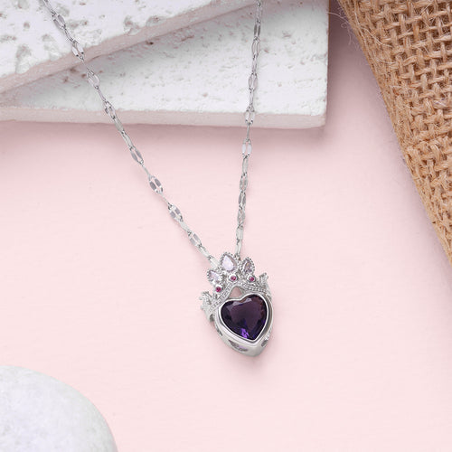 Royal Heart Pendant Necklace