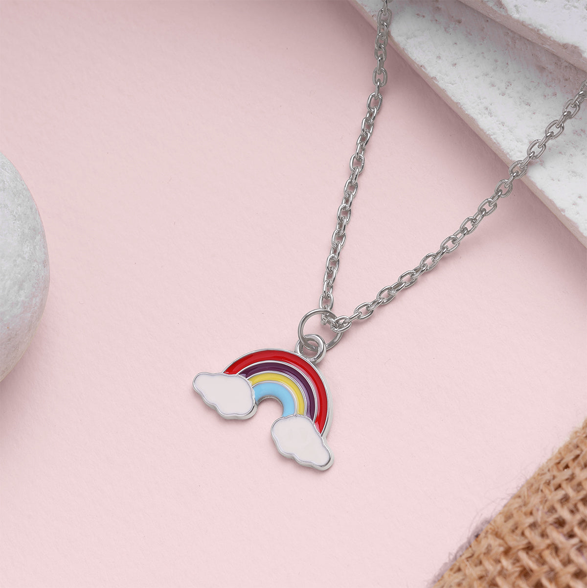 Rainbow Cloud Necklace