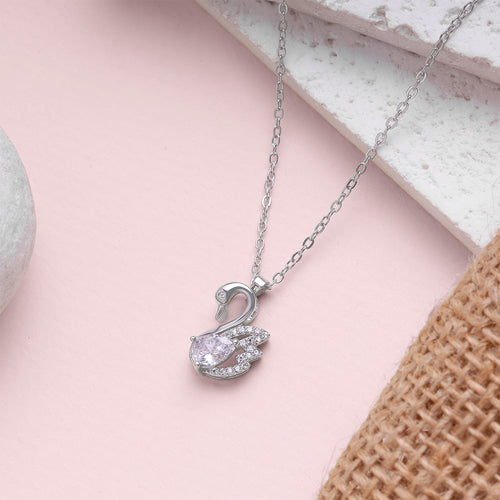 Graceful Swan Necklace