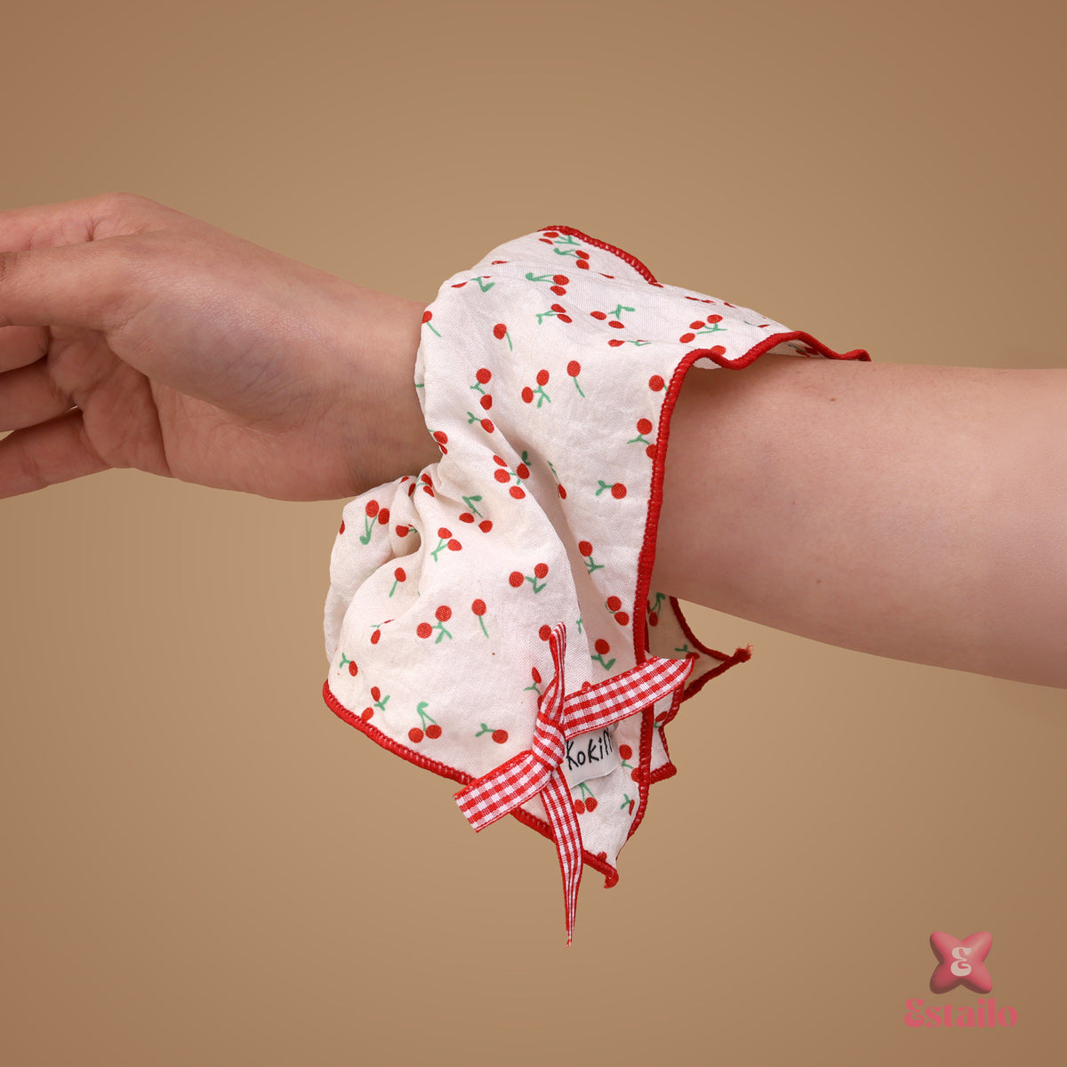 Kokima Cherry Scrunchie