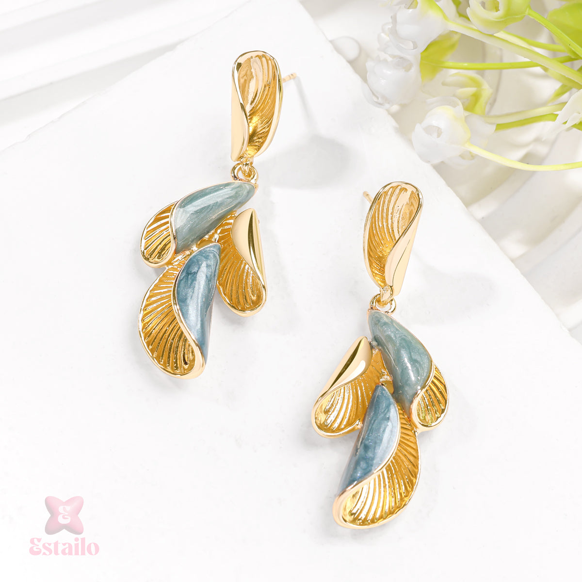 Ocean Breeze Danglers Earrings