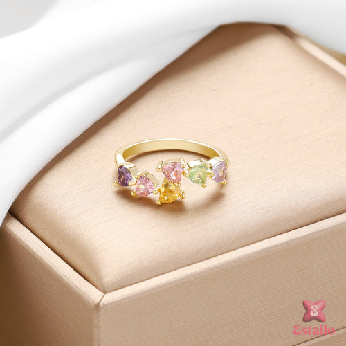Confetti Heart Ring