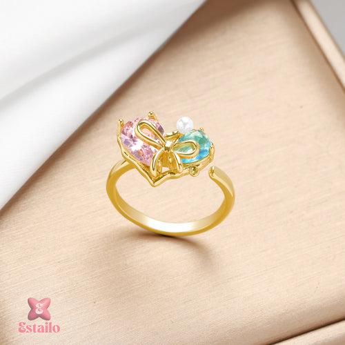 Dual Bloom Ring