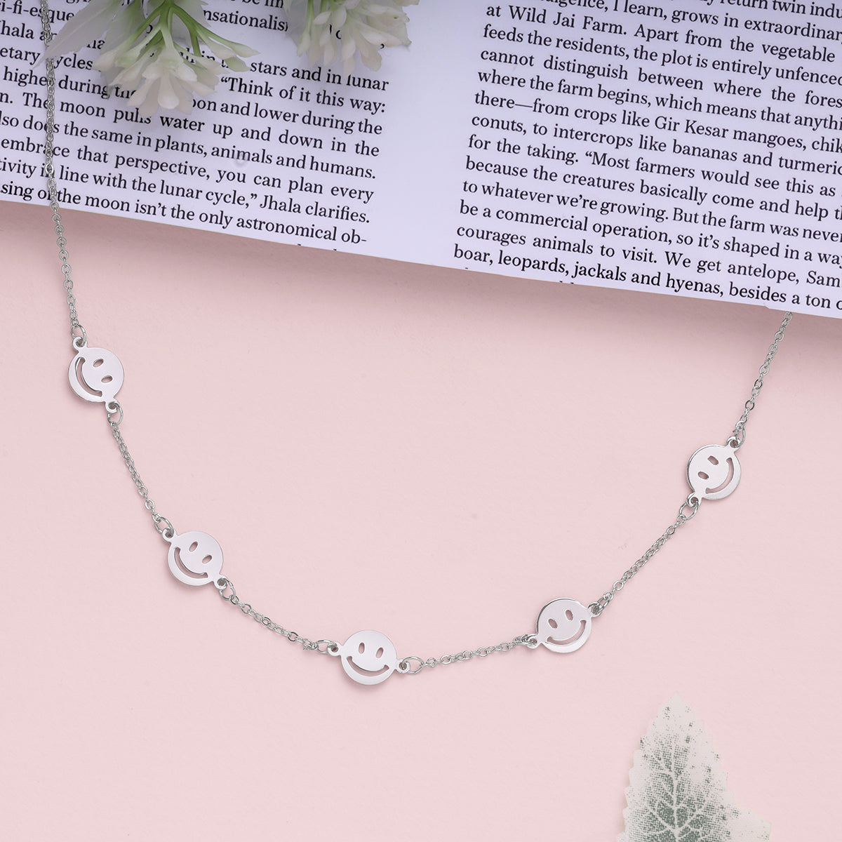 Silver Smiles Necklace