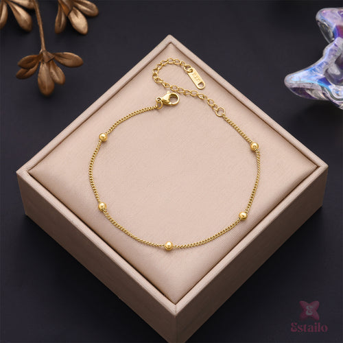 Sleek Link Anklet
