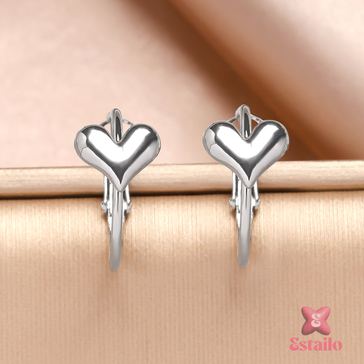 Affectionate Arc Hoops Earrings