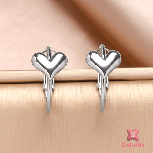 Affectionate Arc Hoops Earrings