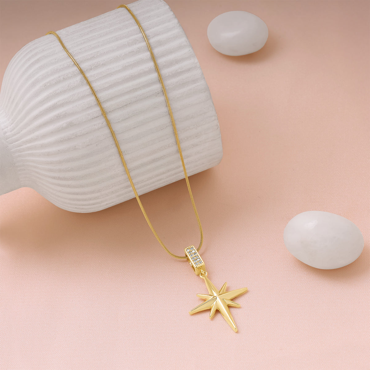Gold Starburst Necklace