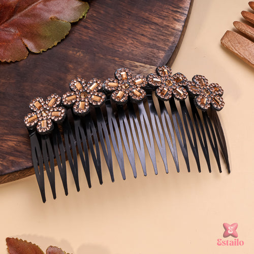 Starlit Daisy Hair Comb