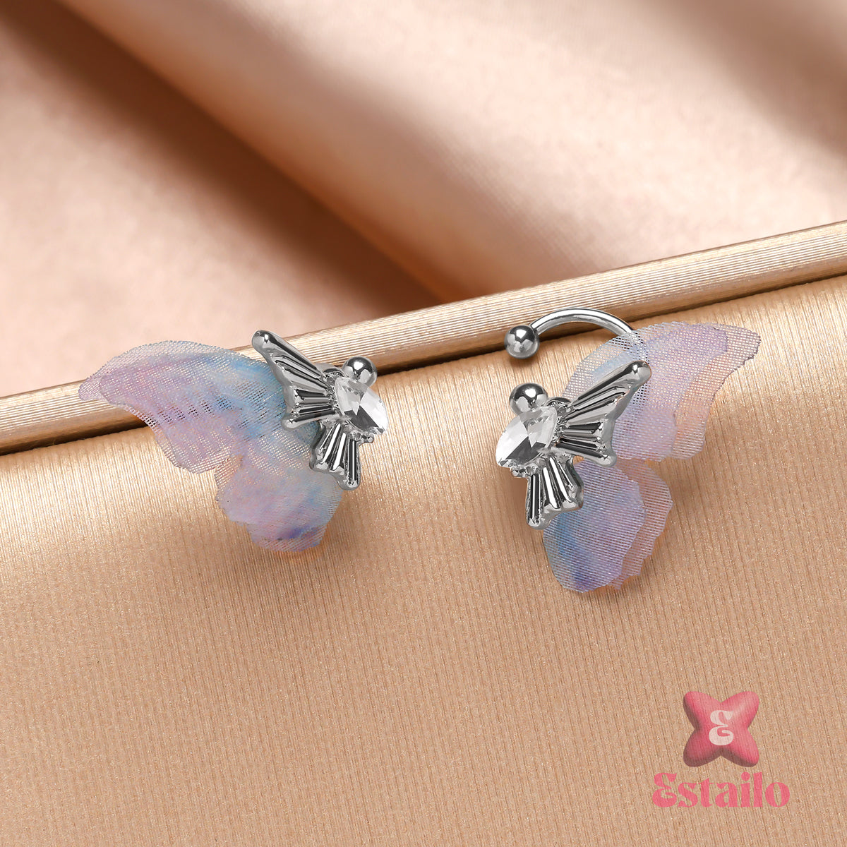 Lilia Butterfly Drop Earrings