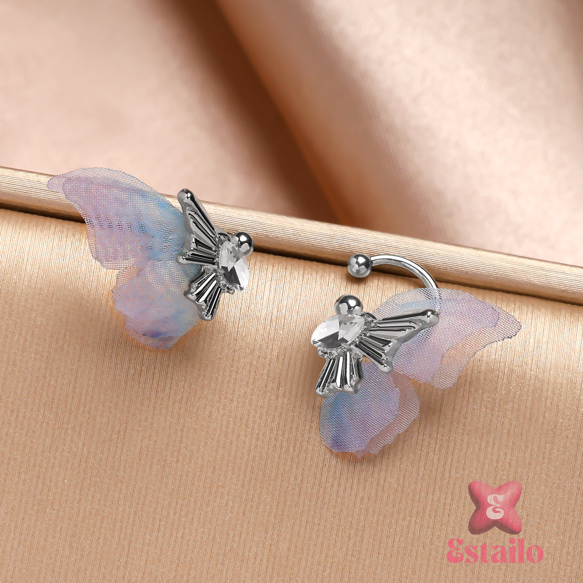 Lilia Butterfly Drop Earrings