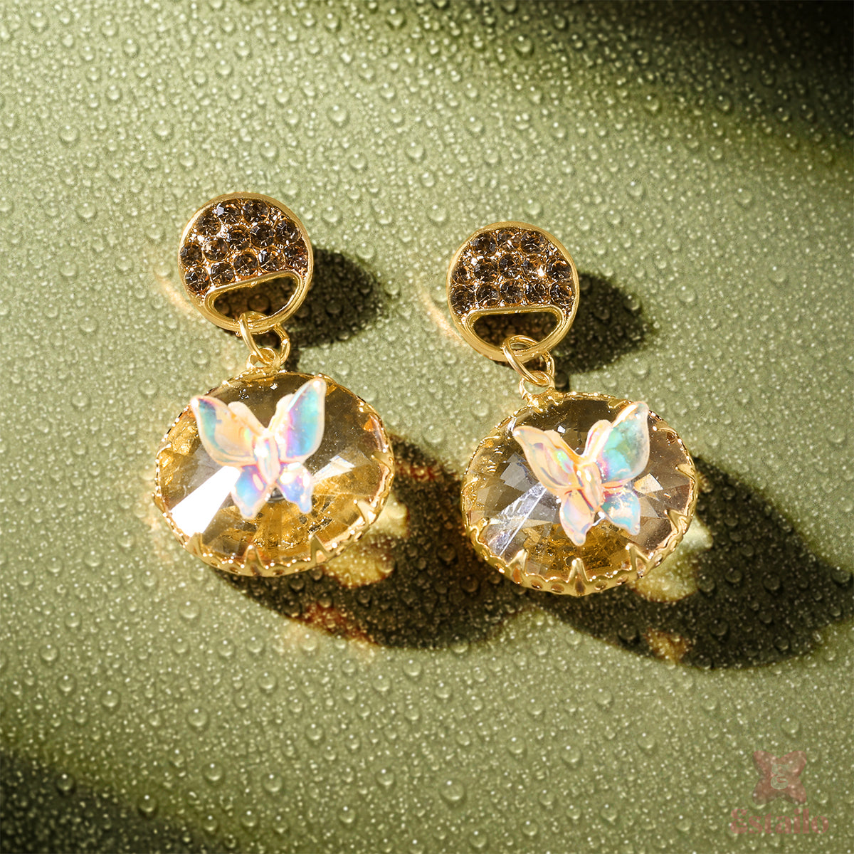 Butterfly Crystal Fantasy Earrings