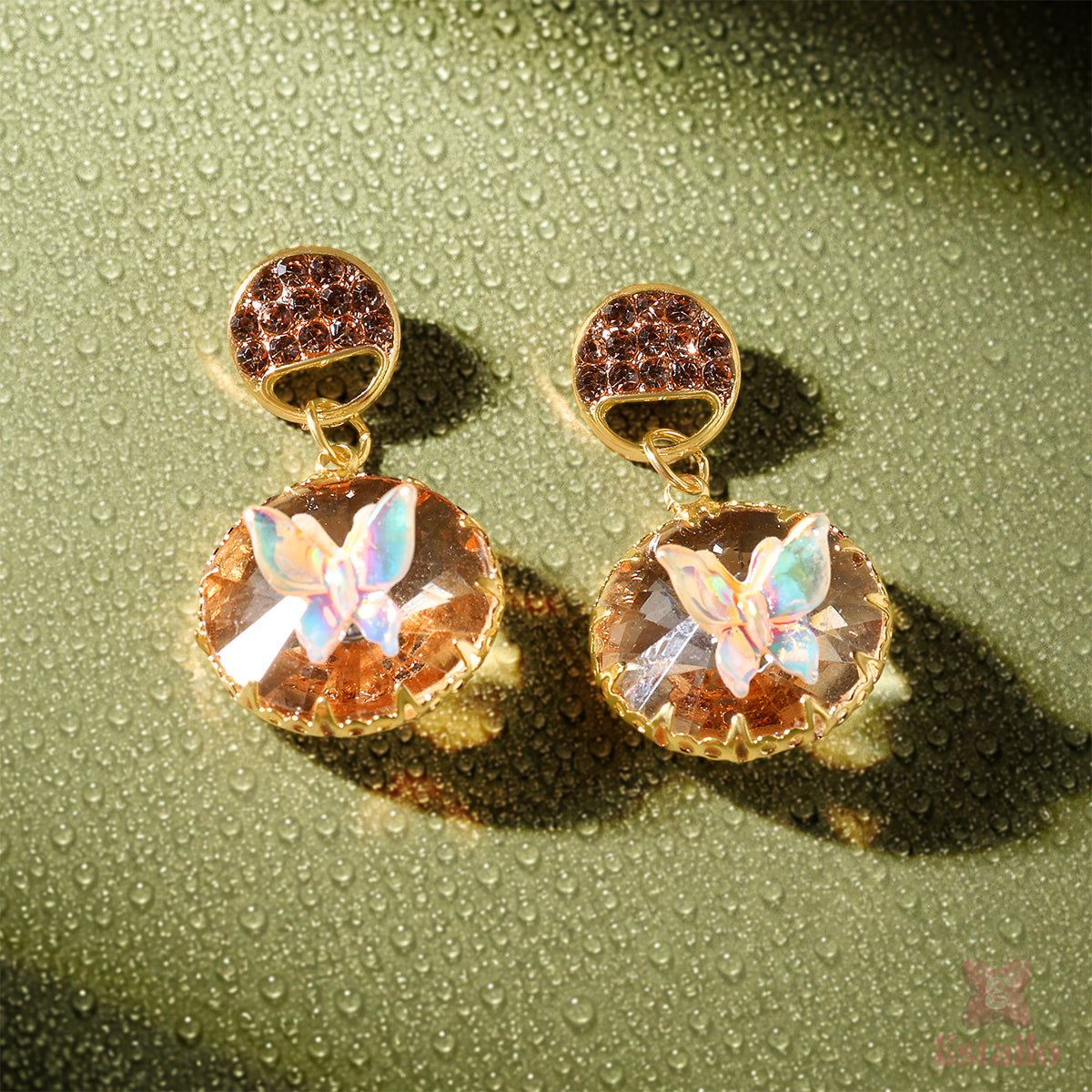 Lilac Dream Drops Earring