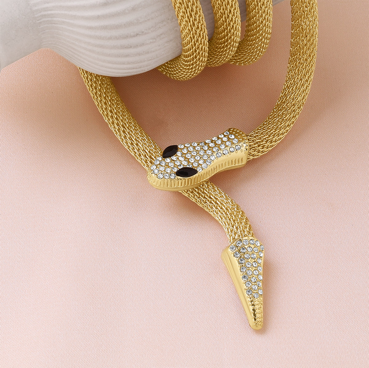 Regal Reptile Snake Necklace