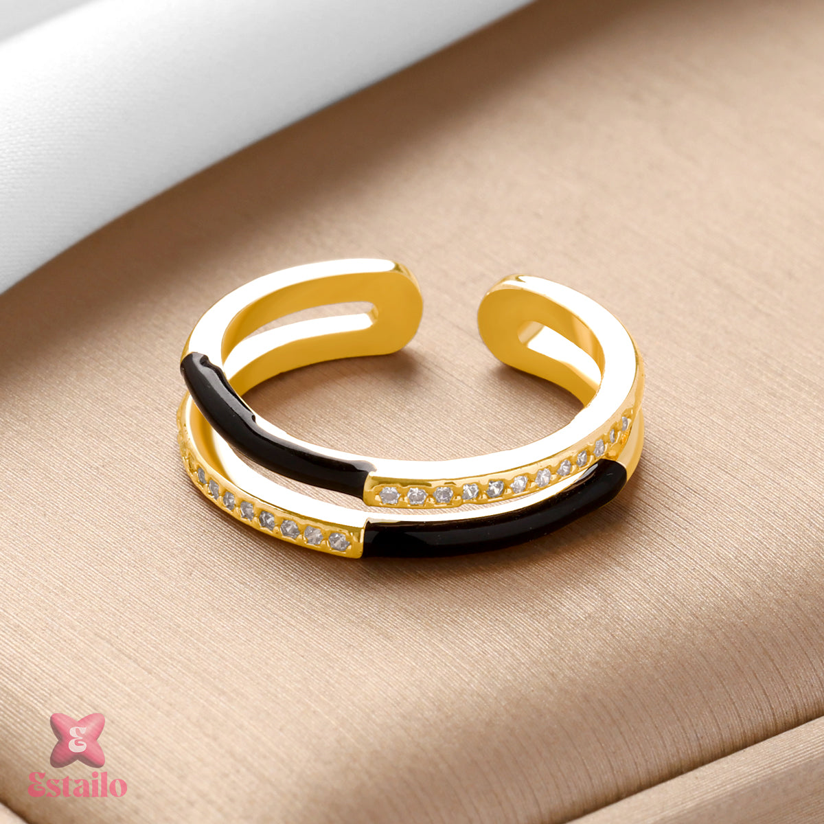 Midnight Sparkle Ring