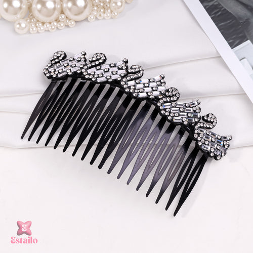 Twilight Crystal Swan Comb