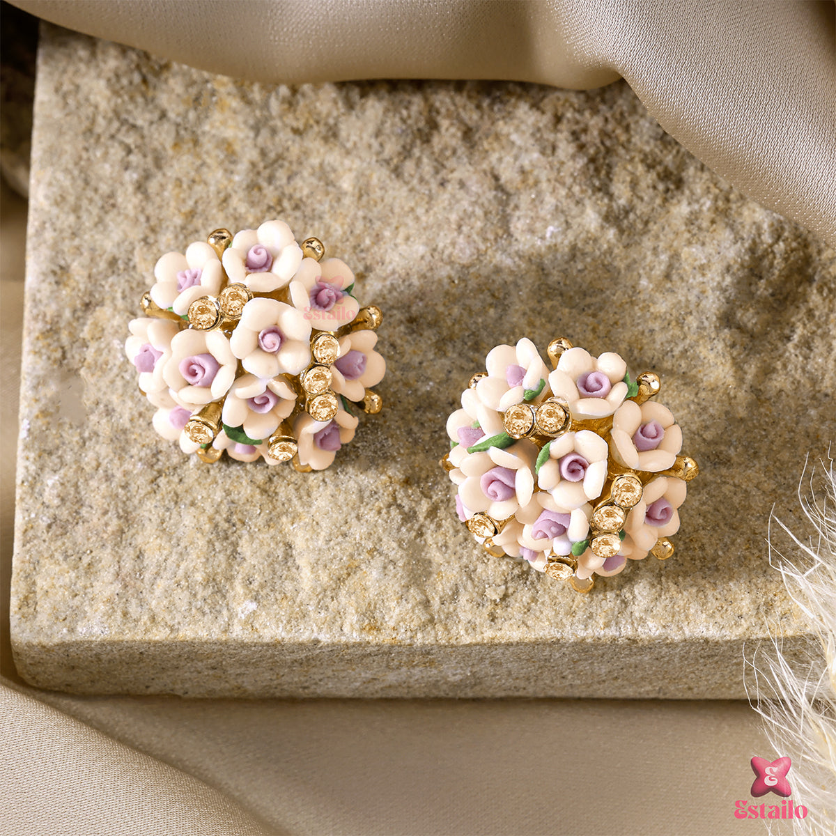 Meadow Floral Studs Earring