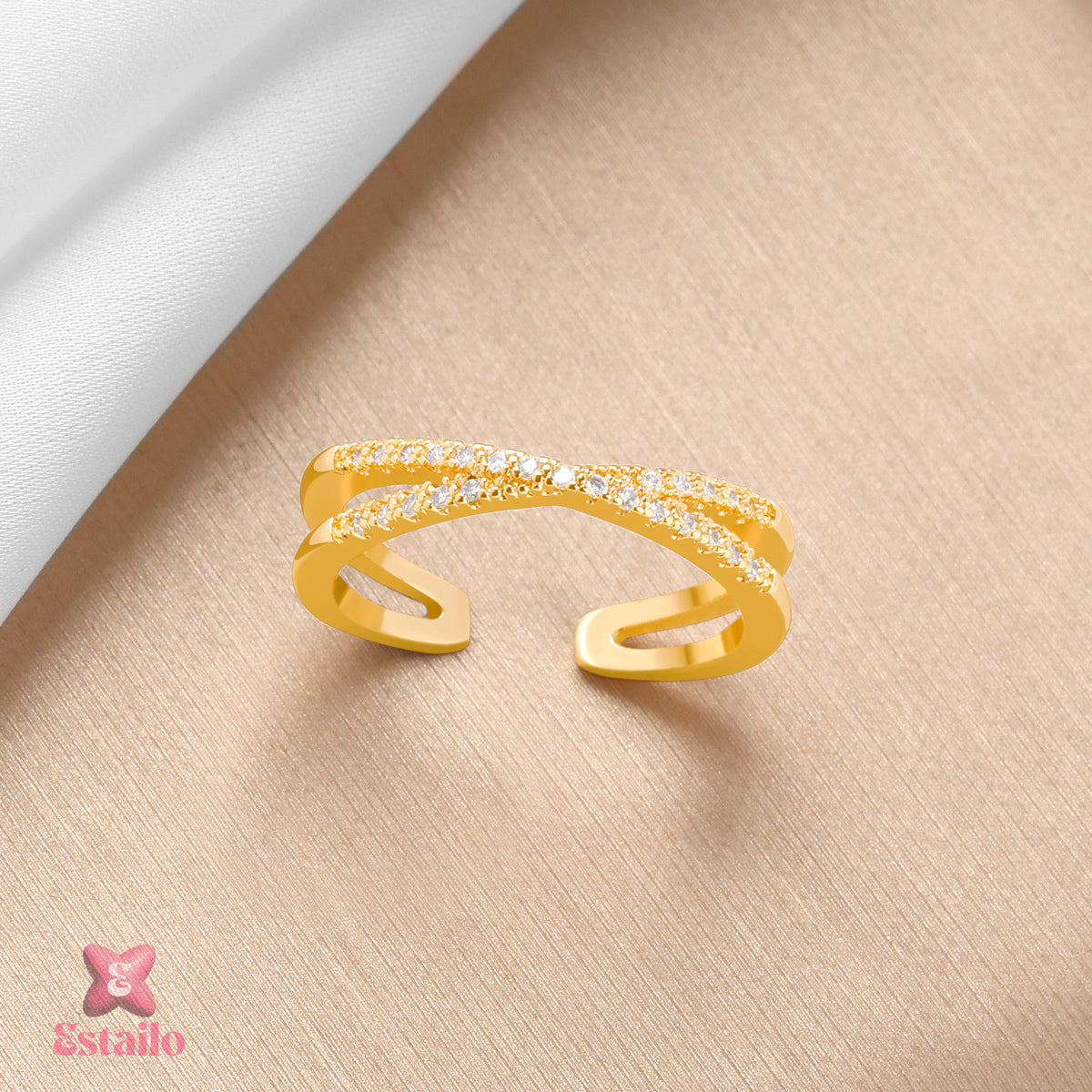 Sparkle Embrace Ring