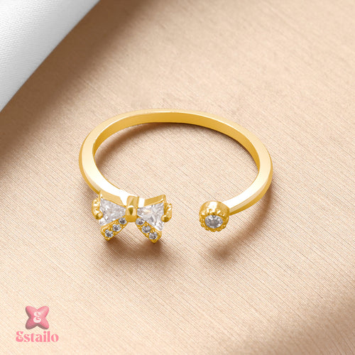 Sparkle Bow Ring