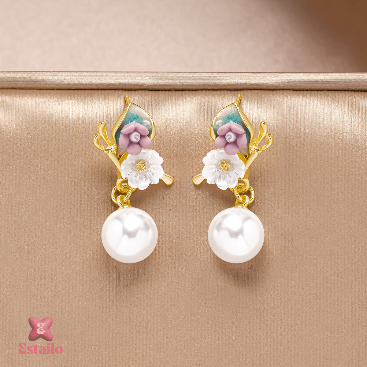 French Garden Pearls Earrings