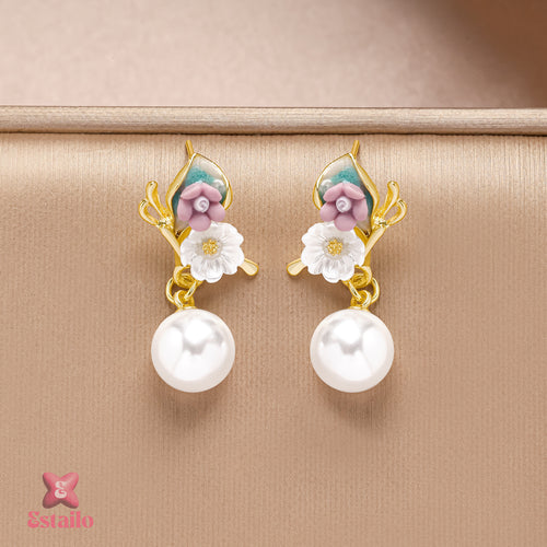 French Garden Pearls Earrings