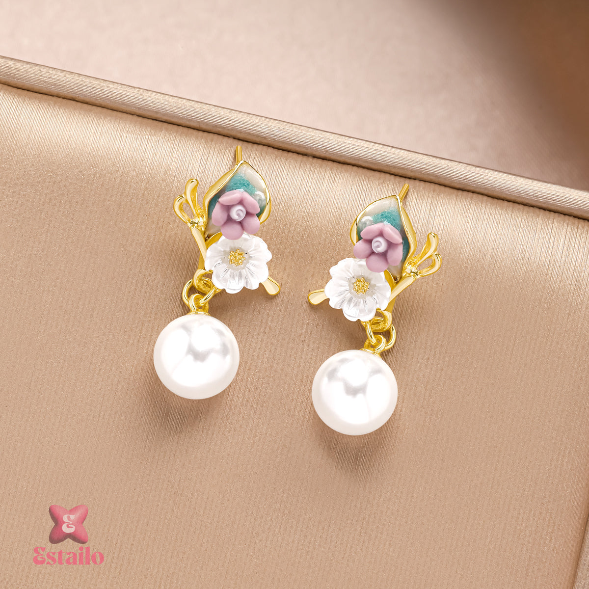 French Garden Pearls Earrings